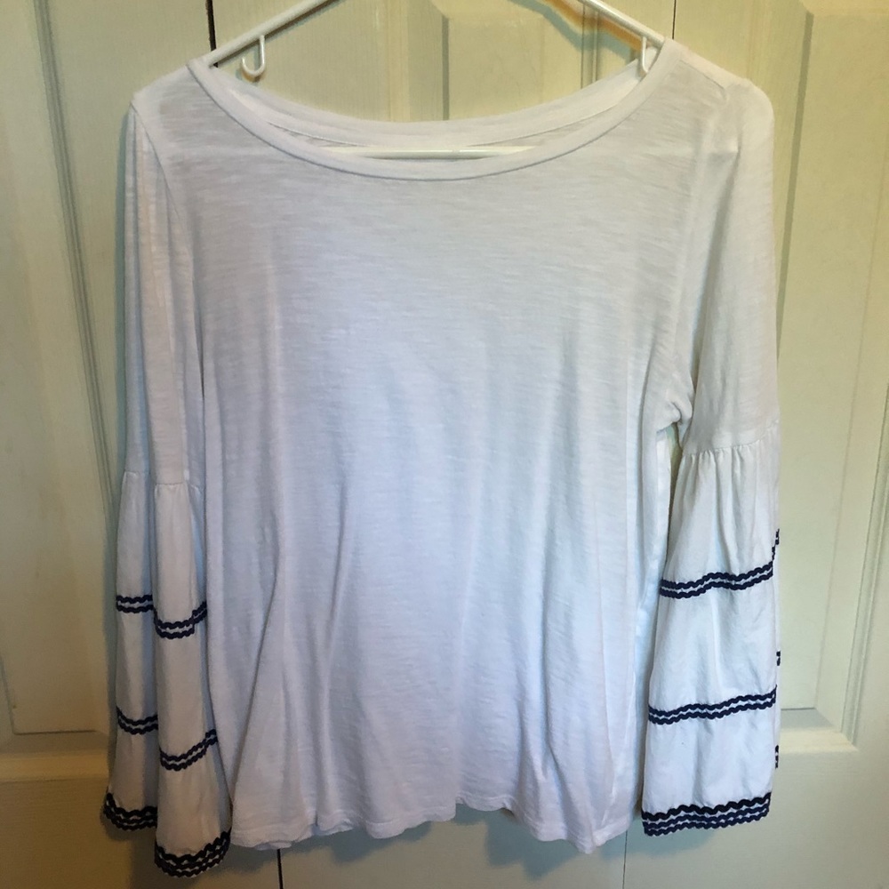 Loft XS Bell Sleeve Top